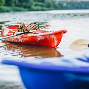 kayaking-on-the-lake-boat-alone